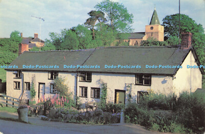 D177484 Churchstoke. Brookside Cottages. Aufdruck. Iain Jacobs