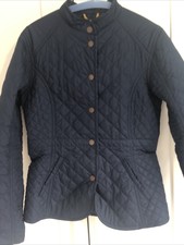 Timberland Earth Keepers Quilted Jacket Navy Blue Lightweight Sz 8 10 Uk S Small