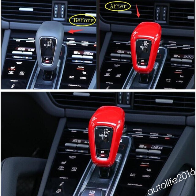 Accessories For Porsche Cayenne 2018 2021 Gearshift Head Knob Handle