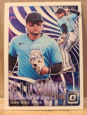2020 Isan Diaz Illusions Insert Donruss Optic Panini Rookie Rc 