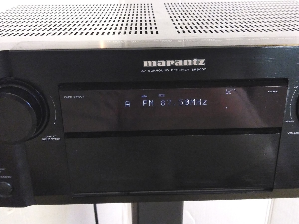 Marantz SR 6005 7.1 Channel 110 Watt Receiver for sale online | eBay