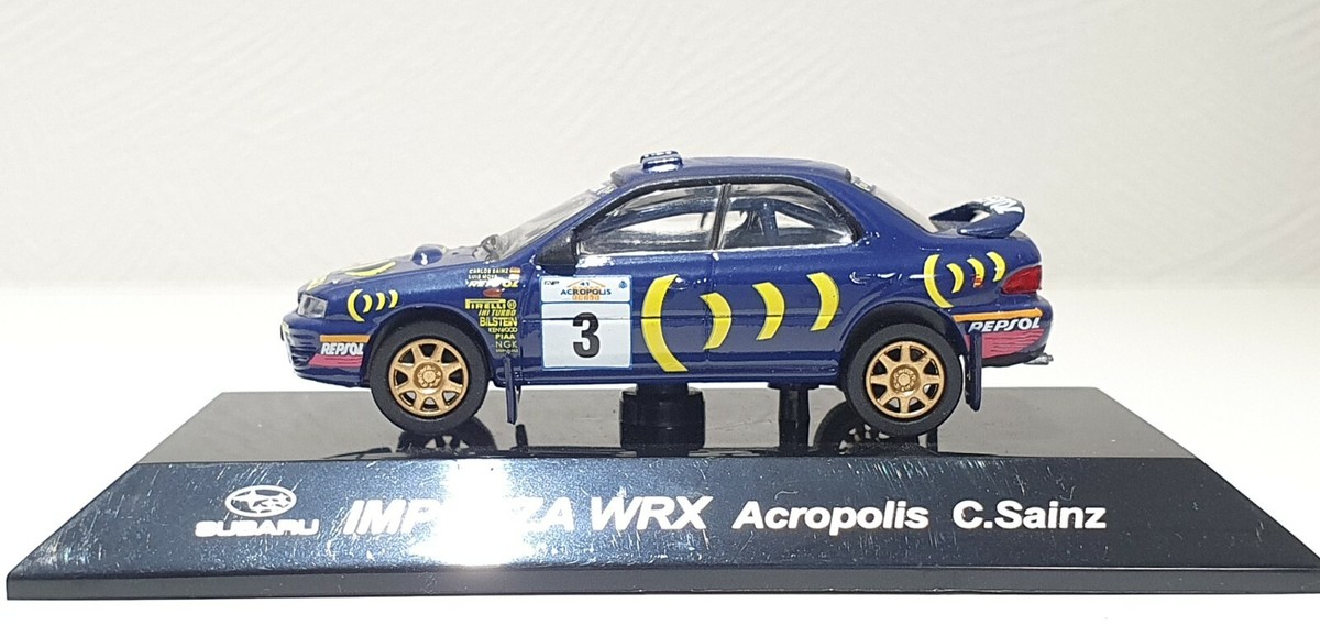 1/64 CM's SUBARU IMPREZA WRX RALLY ACROPOLIS WRC SAINZ diecast