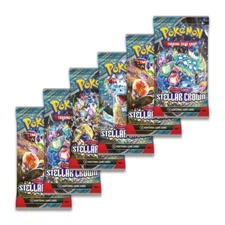 Pokemon TCG: Scarlet and Violet Stellar Crown  x1 Booster Pack Sealed