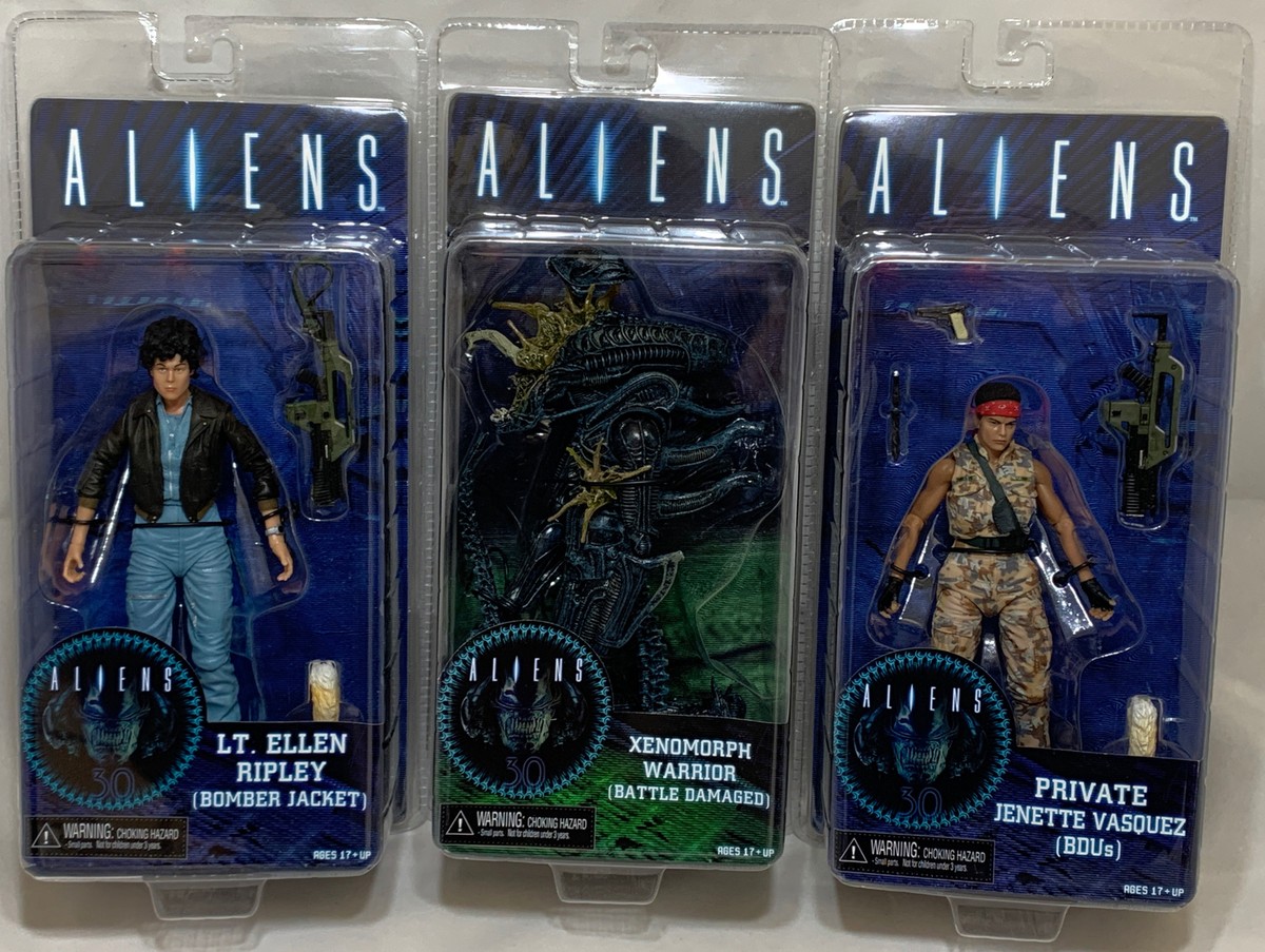Authentic NECA Alien ELLEN RIPLEY JANETTE VASQUEZ Series 12 SET 7