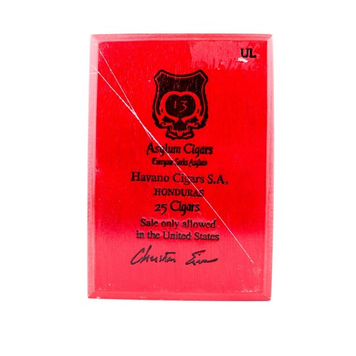 Caja de cigarros de madera vacía Insidious by Asylum 52 x 6 6 6,75" x 4,5" x 4,25" - Imagen 9 de 12