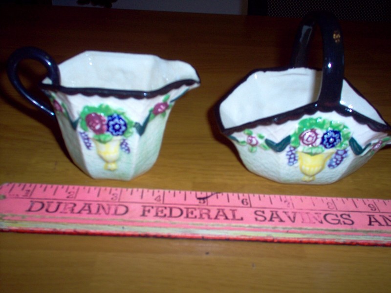 Vintage Maruhon , sugar and creamer, made in Japan, Rare