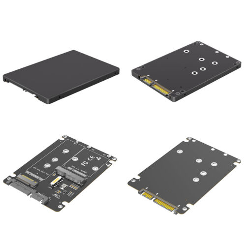 M.2 NGFF B-Key & MSATA SSD zu SATA 3.0 Adapterkarten-Konvertergehäuse (Modell A) - Afbeelding 2 van 12