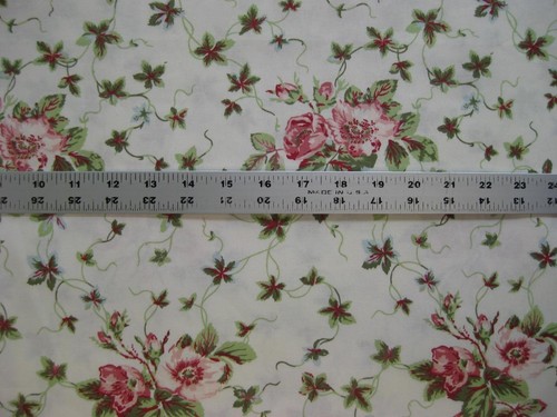 VTG 1980's Laura Ashley Raspberry Pink Floral English Country Cotton Fabric BTY - Picture 11 of 13