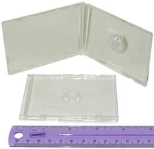 (100) CDBS48CLBC Business Card CD Jewel Boxes Cases Ultra Thin 4mm Replacements 