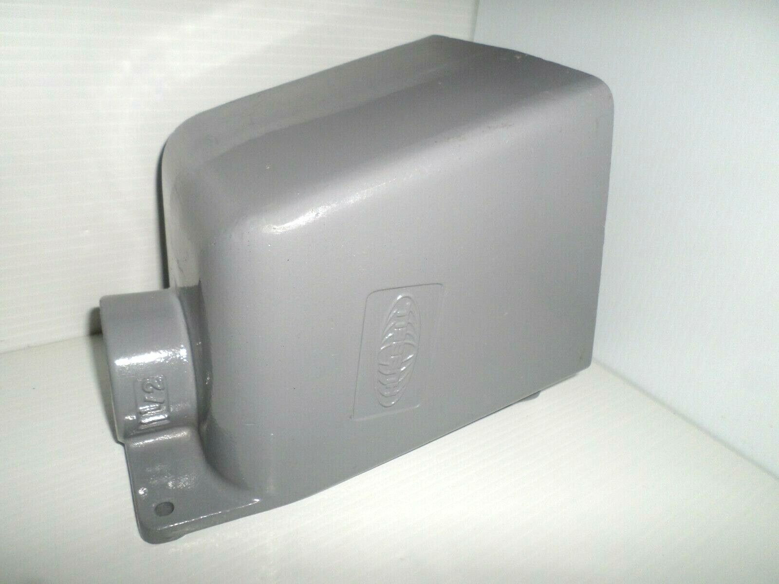 Scatola Posteriore Hubbell BB1001W In Alluminio, 100A, Mozzo 1 1/2, Angolo 15&deg; - Usata