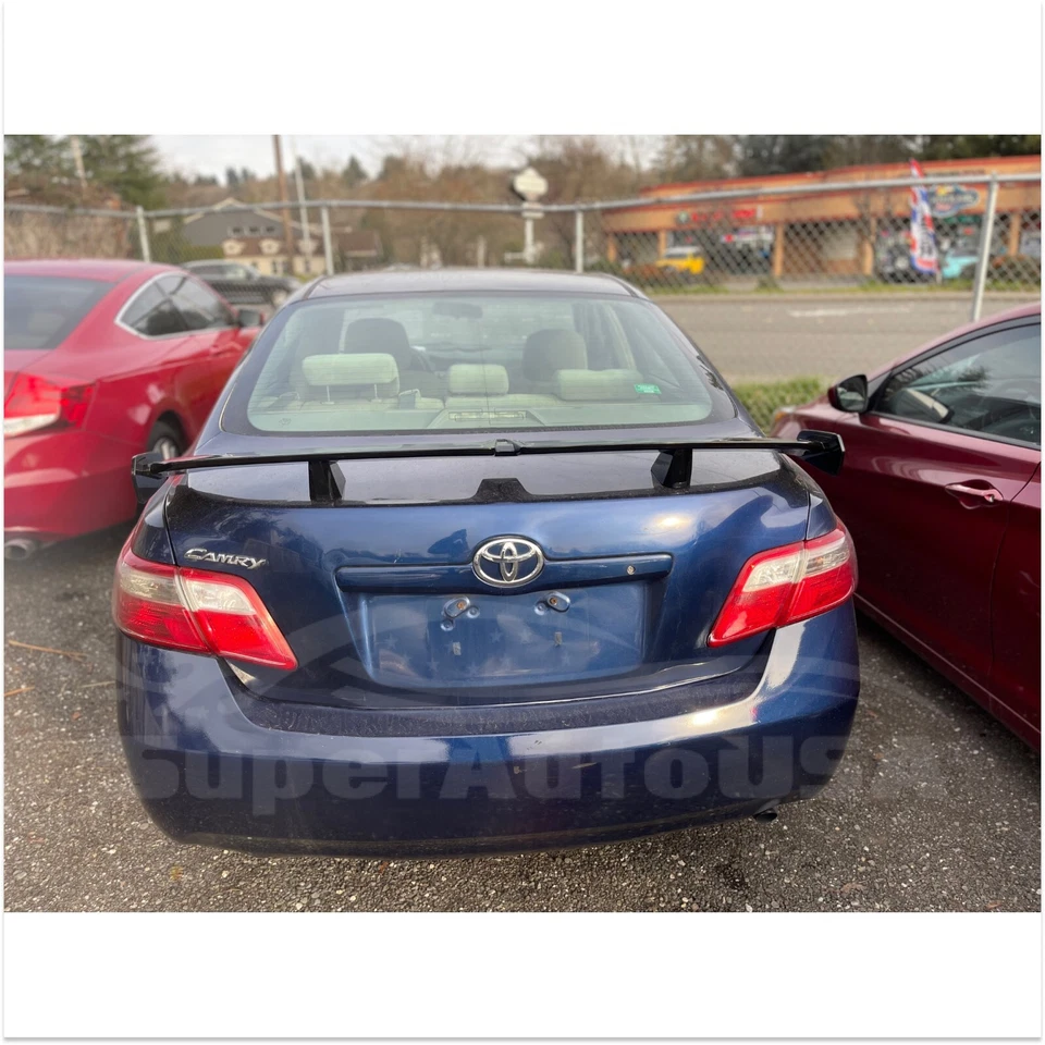 Ajuste Toyota Camry 2008-2011 JDM GT Estilo Brilho Preto Tronco Traseiro Asas Spoiler - Imagem 3 de 4