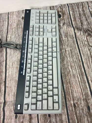 HP Hewlett Packard Model 5183 Keyboard Grey Clicky key Multimedia PS2 connection - Picture 4 of 12