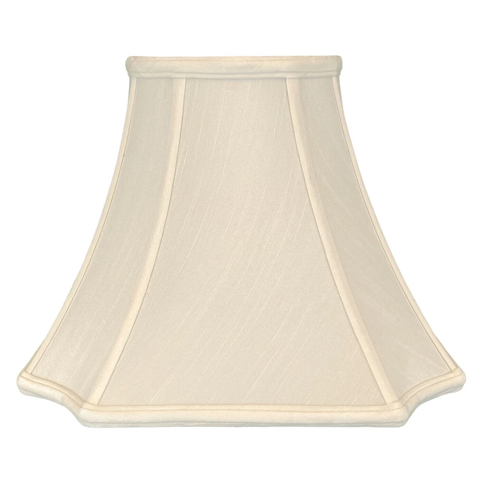 Pantalla de lámpara Royal Designs Inc cuadrada corte invertido pantalla de esquina varios colores Foto 2 de 4