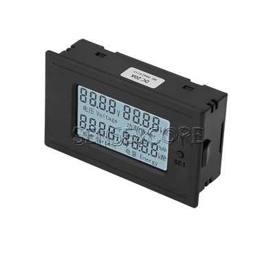 DC6-200V Digital Coulomb Meter Voltage Current Power Meter Energy Indicator
