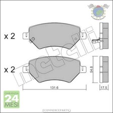 Kit Pastiglie freno Metelli per DR bju