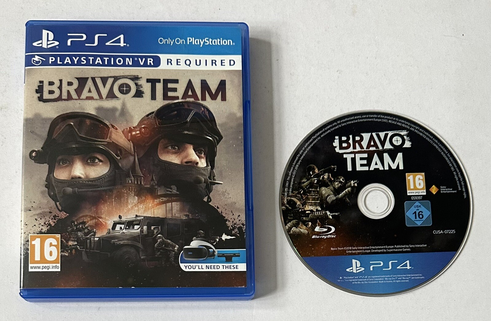 Bravo Team Sony Playstation 4 PS4 PSVR VR Required Boxed PAL