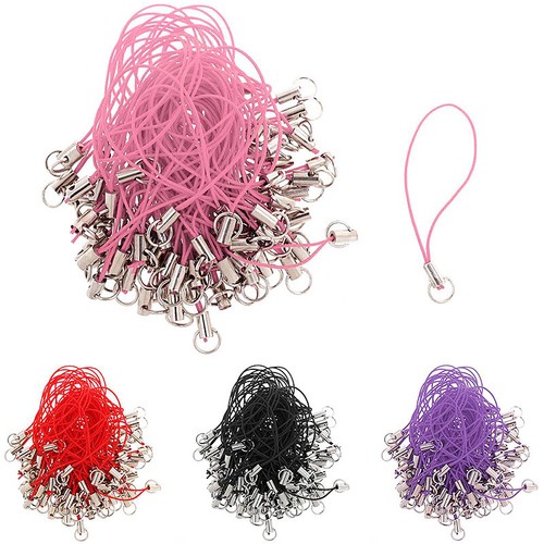 100Pcs Cell Mobile Phone Dangle Strap/Lariat Charm Lanyard Cord Jewelry Hot SALE