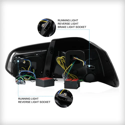 Coppia Fanali Posteriori LED Rosso Fumo per Volkswagen Golf 6 2008-2013 con Sequenziale - Foto 8 di 8