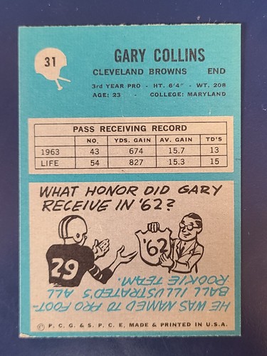 Tarjetas de fútbol americano Philadelphia 1964 completan el conjunto que elijas #1 - 98 - Imagen 61 de 195