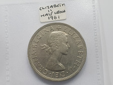 1961 Queen Elizabeth II Half Crown - Beautiful Example