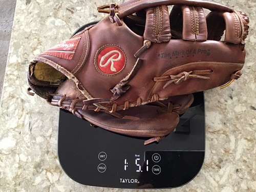 "Guante de béisbol softbol Rawlings SG-57 12,5"" totalmente roto en reemplazo tiro derecho" - Imagen 22 de 23