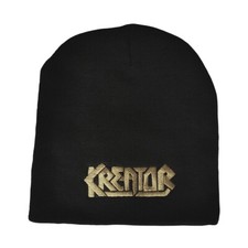 Image of Kreator Official Black Embroidered Beanie Hat