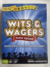 North Star Games Wits & Wagers Family Edition Award Winning New Sealed 