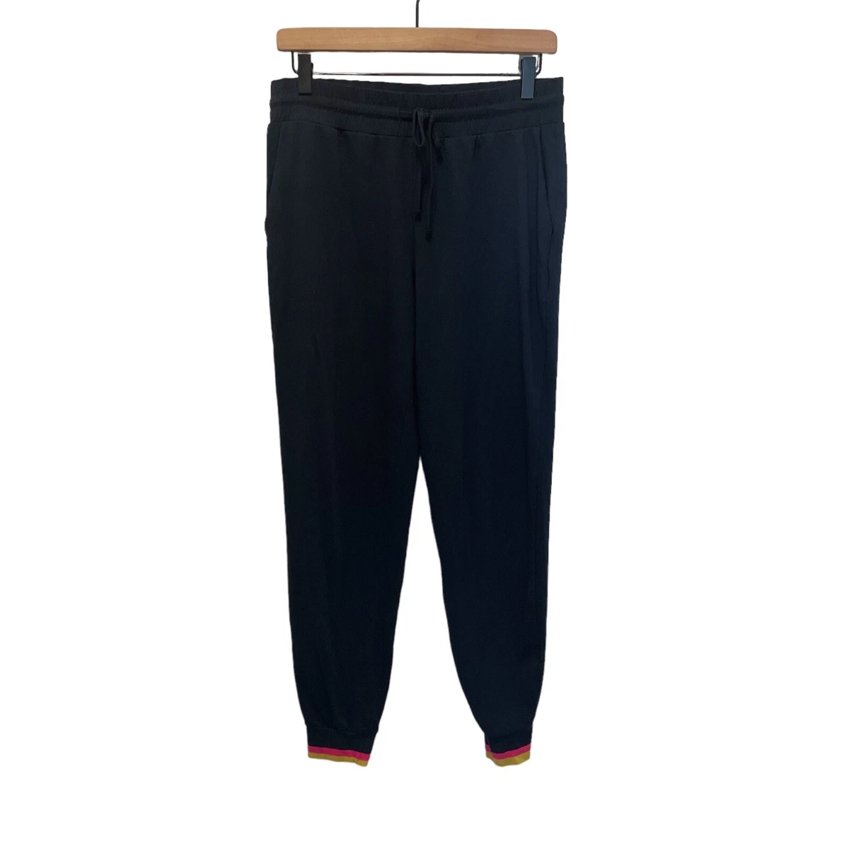 Boden Navy Blue Cuffed Jersey Pull On Joggers Pants Womens Size 6
