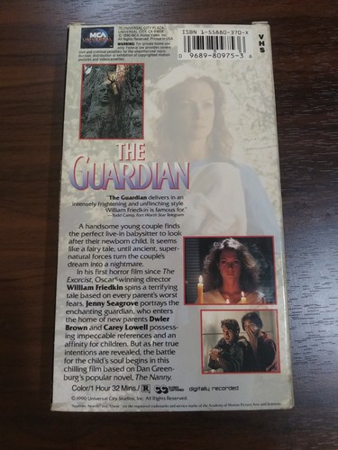 The Guardian (VHS, 1990) Used - Picture 2 of 3