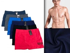 Lot 4 Pack Mens Microfiber Boxer Briefs Underwear Compression Stretch Sport #LT1