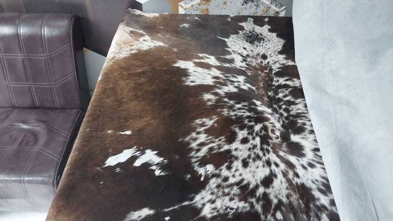 PONY Giacca da uomo in pelle di vacchetta western vera pelle di cavallo con capelli camion elegante