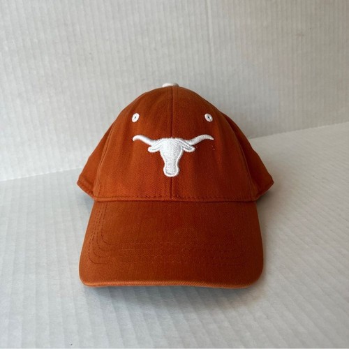 TEXAS LONGHORNS Orange Team Branded Child’s Youth OneSize Cotton Embroidered Hat - Picture 11 of 11
