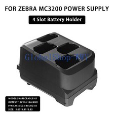 4-Slot Battery Charging Cradle Power Supply for zebra MC3200 MC3300 MC330M/K