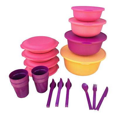 Tupperware Aloha Hostess Home Collection Summer Set 16 Pc