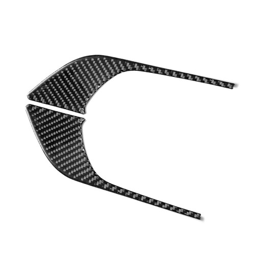 Cubierta de moldura de marco de manija de puerta interior de fibra de carbono para Subaru Forester 2013-2018 - Imagen 3 de 11