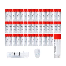 Cryogenic Vials with Side Bardcode-1.0 ml, External Thread, Sterile Vials