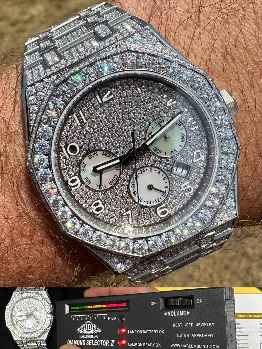 Moissanite mens watch new arrivals