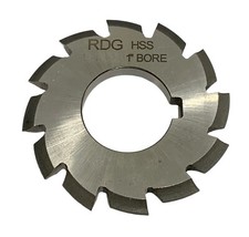 INVOLUTE MODULE GEAR CUTTER MULTIPLE VARIATIONS 1" BORE GEARCUTTER FROM RDGTOOLS
