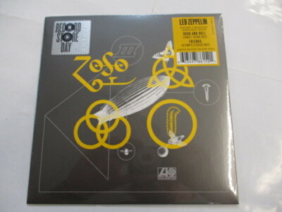 LED ZEPPELIN - ROCK AND ROLL - 7'' GELB VINYL NEU VERSIEGELT 2018 RSD