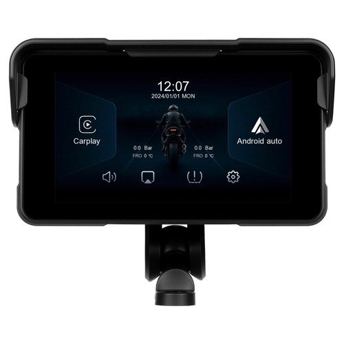5" Moto Carplay Navigazione GPS Wireless CarPlay&Android Auto Moto - Foto 20 di 24