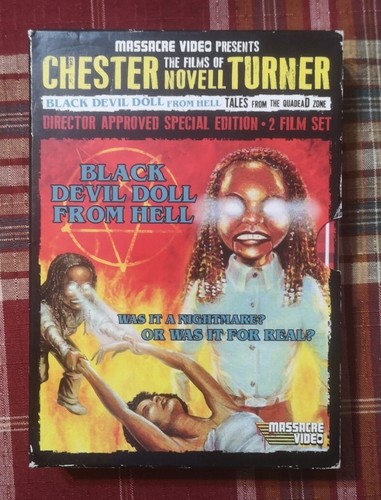 Black Devil Doll from Hell Tales Quadead Zone Massacre Video Dvd Horror OOP - Bild 1 von 5