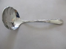 Oneida Community BELLE ROSE Stainless 7 1/2" Gravy Ladle Flatware Silverware