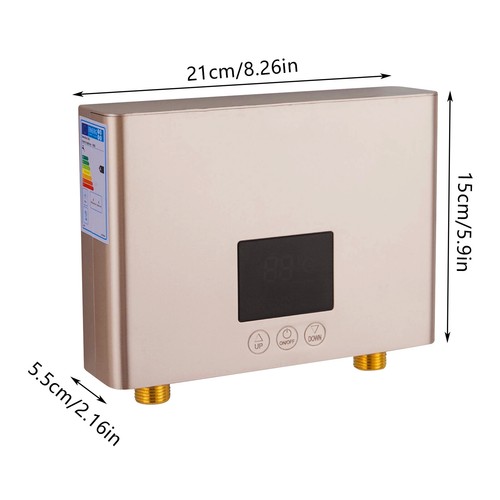 Tankless Water Heater 3KW Electric Mini Tankless Water Heater Wallless - Picture 2 of 24