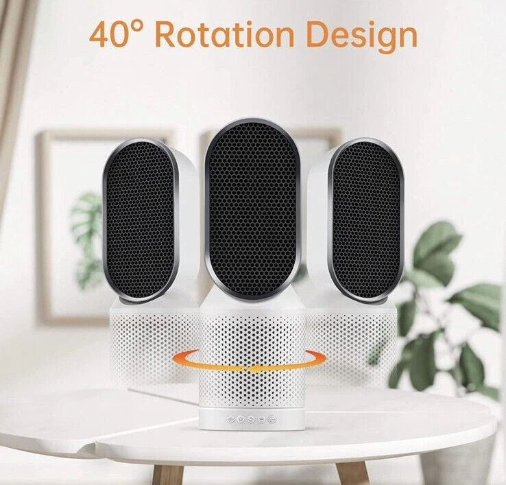 Air Purifier for Bedroom, QUEENTY Air Purifier with H13 True HEPA Filter