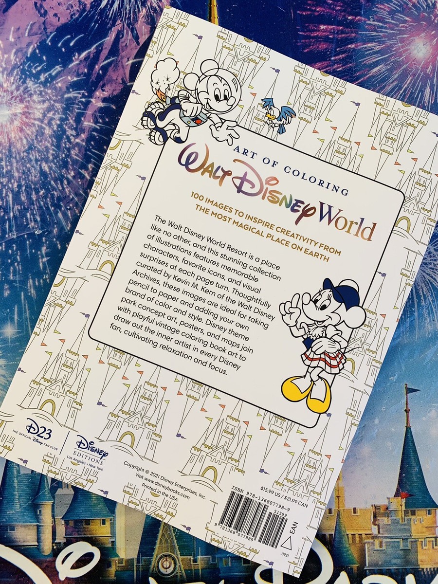 2021 Disney Parks Art of Coloring Walt Disney World 50th