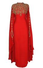 Sale New Moroccan Dubai Kaftans Abaya Farasha Dress Very Fancy Long Gown MS 414