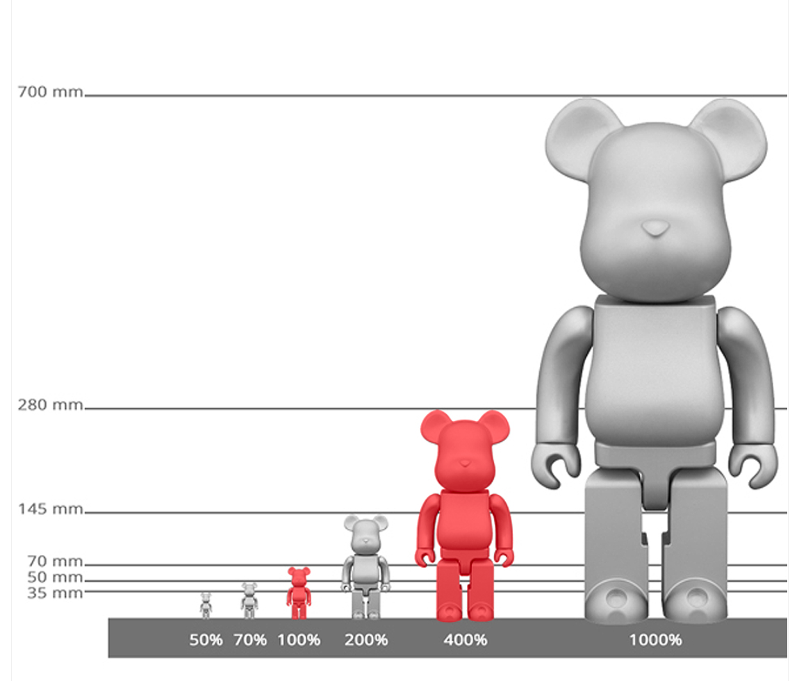 Medicom Toy Bearbrick Rolling Stones Lips and tongue chromo Medicom Toy Bearbrick Rolling Stones Lips and tongue chromo