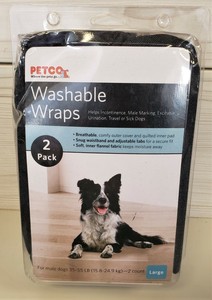 petco male dog wraps