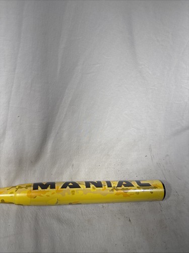 Miken Maniac DIC20M Yellow Camo 34" 28oz Alloy USA Softball NEU (Riss letztes Bild) - Bild 3 von 19