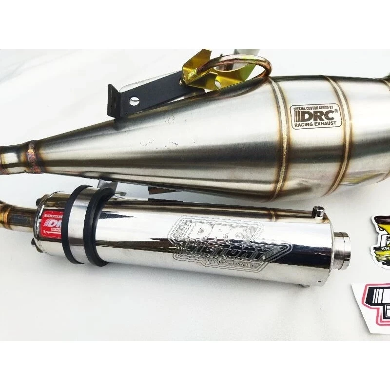 Escape vespa smallframe pts modelo falco Victory cuadro pequeño totalmente inoxidable 144cc Foto 3 de 3